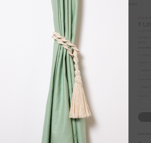 Curtain Tie Backs, Curtain Holdbacks <b>Macrame</b>,Ukraine Shop - Product Image 1