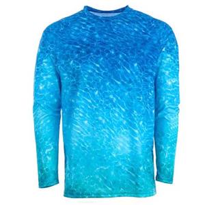 Camiseta de Pesca de Manga Larga Unisex al por Mayor, Protección Solar UPF 50+, Secado Rápido, Transpirable, de Lona, Camisetas de Rendimiento 2024, Poliéster y Algodón, Color Sólido - Product Image 5