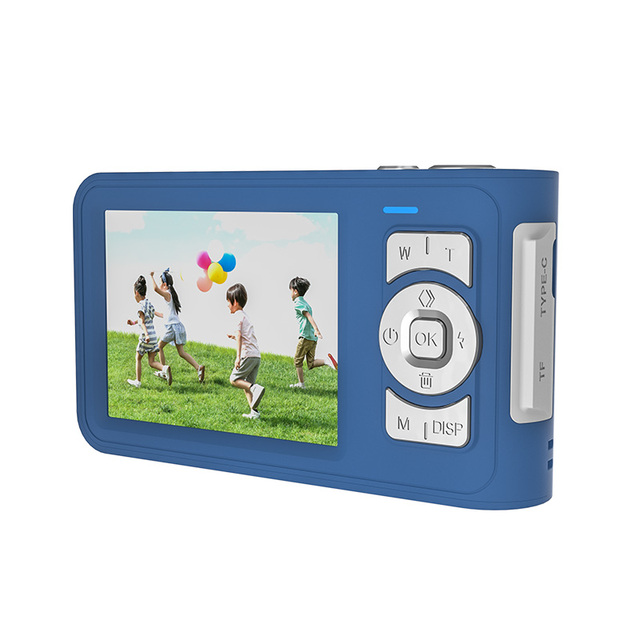 Portable 2.8-Inch Retro Digital HD Video Camera with AF & SD Card Mini Compact for Student Photography