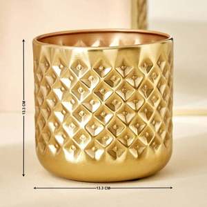 Las macetas martilladas agregan encanto y belleza a su espacio Macetas modernas elegantes y elegantes para hogares contemporáneos - Product Image 3
