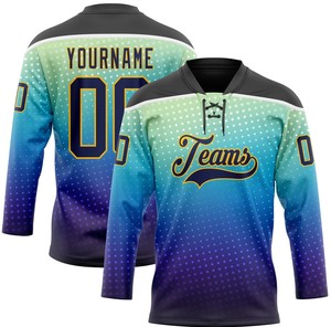 Maillot de hockey sur glace à lacets professionnel, conception personnalisée, OEM ODM - Product Image 5