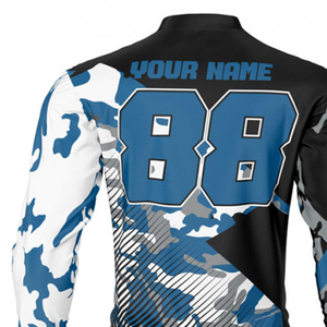 Maillot de course pour homme le plus vendu, maillot de motocross à manches longues de haute qualité, imprimé sur mesure, différentes couleurs, tailles plus grandes disponibles - Product Image 4