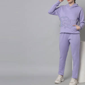 Conjunto Deportivo Casual para Mujer con Capucha, Ligero, Transpirable, de Corte Regular, de Invierno, de Alta Calidad, en Poliéster/Algodón, MOQ Bajo - Product Image 5