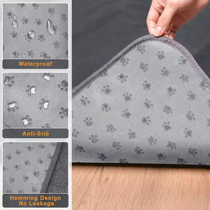 Wasch bare wieder verwendbare erwachsene undichte Urin-Still unterlage Bett Absorbierende Unter polster Hund Welpe Haustier Inkontinenz Bett Pee Pads - Product Image 2