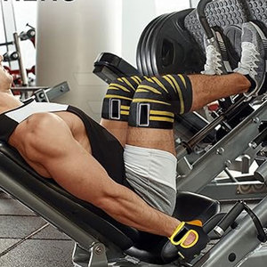 แผ่นรองเข่าอุปกรณ์ป้องกันกีฬาแบบปรับได้การดูดซับแรงกระแทกสำหรับวอลเลย์บอลบาสเกตบอลขี่จักรยานเดินป่าความปลอดภัยกลางแจ้ง - Product Image 6