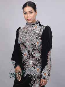 Muslim Plus Size Abaya Dress <b>Women</b> Islamic Modest Wear Floor Length Long Sleeve Prayer Robe <b>Kaftan</b> Eid Ramadan High Neck - Product Image 5