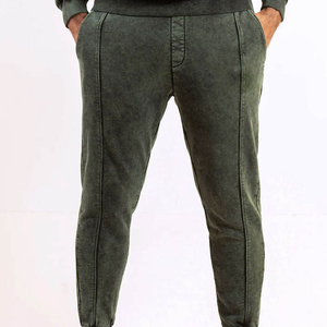 Conjunto Deportivo de Dos Piezas de Alta Calidad para Gimnasio, Pantalones Personalizados con Lavado Ácido, Diseños de Chándal con Lavado Ácido para Hombre, Ropa Abrigada - Product Image 3