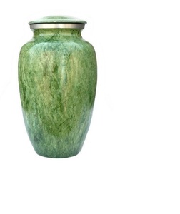 Venta caliente púrpura sombreado aluminio Metal adulto cremación urna suministros funerarios urnas de cremación - Product Image 3