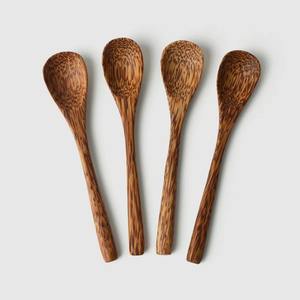 Cuchara de madera de coco de primera elección, accesorios de cocina, cucharas de madera de Coco para postres y batidos - Product Image 2