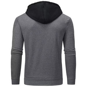 Sudaderas con capucha personalizadas en blanco con cremallera para hombre, diseño de sudaderas de talla grande para correr, ropa de entrenamiento deportivo para Fitness, chaqueta para hombre - Product Image 2