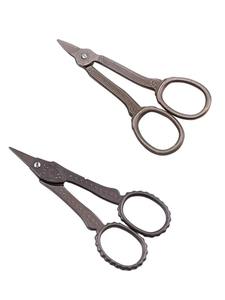 กรรไกรตัดเย็บผ้าสแตนเลสทรงตรงสไตล์ยุโรปย้อนยุคคลาสสิก 1 ชิ้น ทนทาน ใช้สำหรับงานฝีมือ DIY - Product Image 5