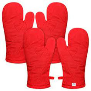Meita Home Gant de four à chaud fabricant de gants de four à carreaux imprimés 2 pièces gant de four en silicone antidérapant coton 500F mitaines de four résistantes à la chaleur - Product Image 4