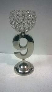 Bougeoir en cristal, décoration de la maison, autre support de bougie brillant, pour l'intérieur et l'extérieur - Product Image 6