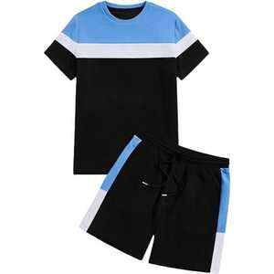 New 2025 Professional quality Custom Men's <b>Knitted</b> T shirts <b>Set</b> 2 Pcs <b>Set</b> - Product Image 1