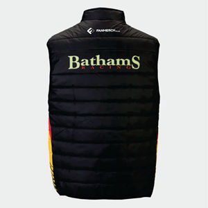 Venta al por mayor mejor oferta a prueba de viento OEM personalizado bordado Puffer chaleco ropa exterior otoño personalizado sublimación impresa sin mangas - Product Image 3