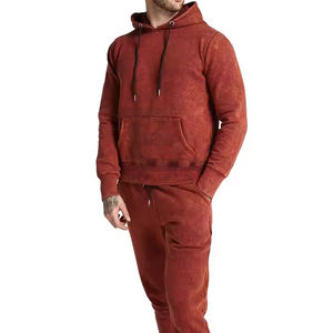 Conjunto Deportivo Unisex de Algodón Grueso y Transpirable, Pantalones Deportivos y Sudadera con Capucha de Talla Personalizada, Lavado Ácido, Hecho en Pakistán, Zavi Sports - Product Image 2