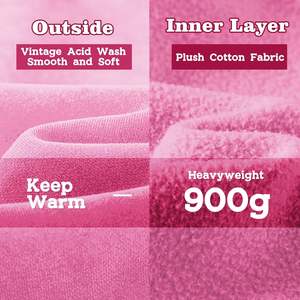 Customized 100% Cotton Hoodie Digital Tie-Dye Acid Wash <b>3D</b> Embroidery Stonewashed Techniques OEM Service Front Placement - Product Image 5