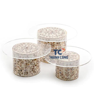 Plateau de service en nacre de haute qualité pour le chocolat fabriqué au Vietnam pour la décoration du Ramadan Eid, offre spéciale - Product Image 5