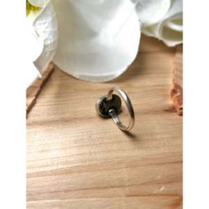 Navajo Made Golden Hill Turquoise Sterling <b>Silver</b> <b>Ring</b> Size 8 Gemstone <b>Rings</b> for Everyday Wear Oval Cut Natural Stone Setting - Product Image 4
