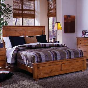 Juego de Dormitorio Minimalista de Madera Alena con Acabado Marrón - Product Image 6