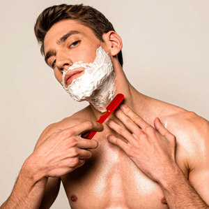 ANAAIF-Maquinilla de afeitar profesional de acero inoxidable 100% con borde recto, paquete de 100 cuchillas para depilación corporal, peluquero, belleza personal - Product Image 6