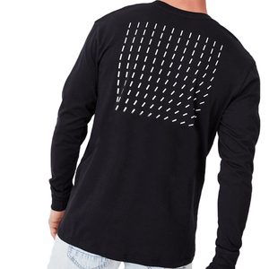 เสื้อยืดคอกลมแขนสั้น/แขนยาว พิมพ์ลายตามสั่ง พร้อมโลโก้ จัดส่งเร็วแบบ OEM สำหรับผู้ชาย - Product Image 2