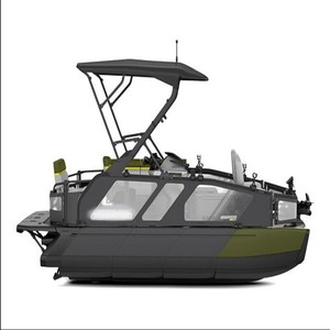 Bote Pontón de Pesca de 21 Pies (2026) con Motor a Reacción de 230 HP y Remolque Galvanizado - Product Image 1