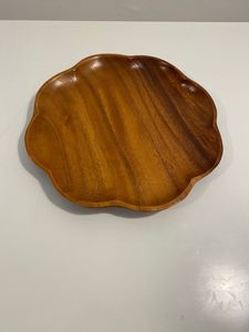 Assiette et bol en bois faits à la main de meilleure qualité Hôtel Ware Restaurant Assiette et plateau en bois naturel Fourniture en gros - Product Image 2