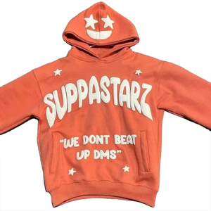 Best Selling Men Oversize 100% Cotton Hoodie Heavyweight Embroidered Puffprint Design for Winter hoodie - Product Image 1