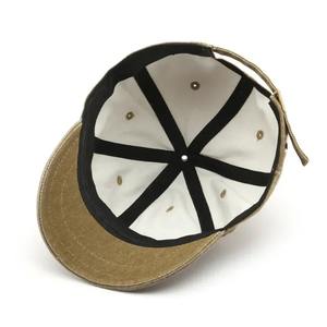 Casquettes de baseball vintage ajustables en polyester, logo brodé, casquettes de papa à 5 ou 6 panneaux, en jean de coton, personnalisées, de qualité supérieure, non structurées - Product Image 3