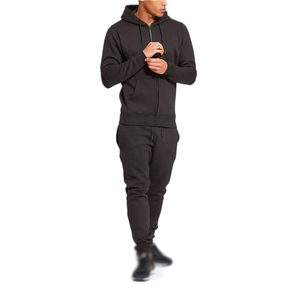 Survêtement vintage de haute qualité 2026 pour hommes, survêtement personnalisé avec impression en relief, broderie, 100% coton - Product Image 4