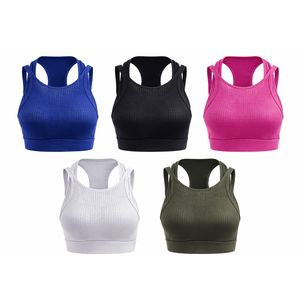 Sujetador Deportivo Personalizado, Ropa Deportiva para Mujer, Transpirable, de Malla, sin Costuras, con Espalda Cruzada, para Gimnasio, Yoga y Fitness - Product Image 6