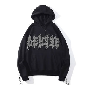 Sweat à capuche personnalisé pour hommes, sweats à capuche personnalisés pour les équipes, les collèges, la broderie par sublimation, l'accent strass, livraison rapide et sécurisée - Product Image 1