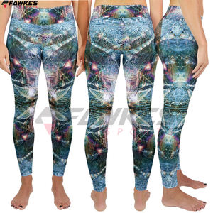 Leggings Deportivos para Mujer, Coloridos, de Secado Rápido, Transpirables, con Estampado por Sublimación - Product Image 4