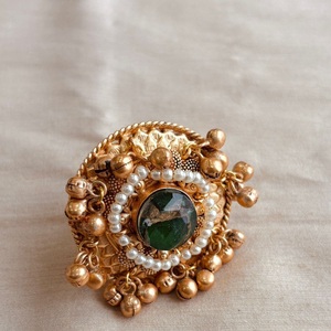 Classique traditionnel porter à la main Fusion plaqué or bague élégante pour les mariages fêtes fiançailles porter pour les femmes - Product Image 4