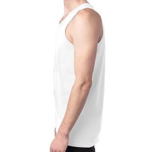 Camiseta sin mangas de algodón de alta calidad de verano OEM para hombre, camiseta sin mangas para gimnasio para hombre, camiseta sin mangas de talla grande para hombre - Product Image 3