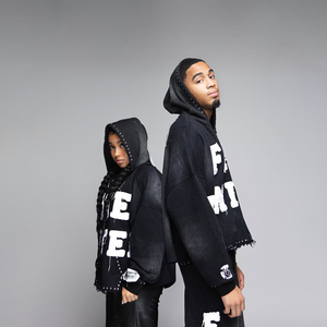 Sudaderas con capucha de punto personalizadas para hombre de servicio OEM 360g con serigrafía Ropa informal cómoda y duradera - Product Image 4