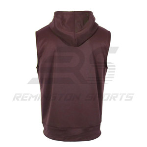 Wholesale Price Custom Design Men <b>Sleeveless</b> <b>Hoodie</b> OEM Design Men <b>Sleeveless</b> <b>Hoodie</b> - Product Image 3