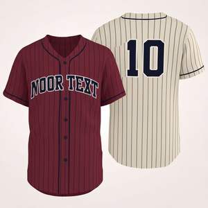 Camisetas de béisbol de sublimación personalizada para deportes de equipo | Uniformes de béisbol de moda personalizados al por mayor - Product Image 2