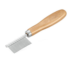 หวีไม้หวีแถวเดียวสำหรับสุนัขและแมวสแตนเลสหวีสำหรับสัตว์เลี้ยง - Product Image 1