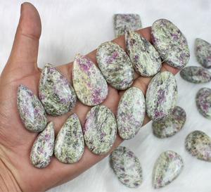 Trending Hot Natural <b>African</b> Fuchsite Multi Shape Flat Back Loose Gemstone Lot For Making Steel Jewelry Wholesale Manufactures - Product Image 4