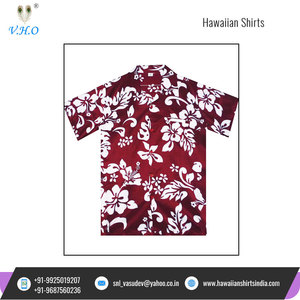 Holesale uupply lorloral rrint ottotton rinest rinality ararty are Polyester aawaiian hirhirts for umummer are - Product Image 5