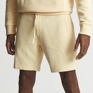 Fabricante personalizado de los hombres pantalones cortos para correr en blanco de entrenamiento gimnasio Streetwear Casual algodón poliéster polar pantalones cortos MenDDP envío - Product Image 2