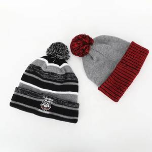 Bonnets en tricot d'hiver personnalisés avec logo en relief, fabrication OEM, chapeaux chauds en acrylique, mode streetwear unisexe, fabricant - Product Image 3