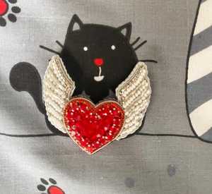 Broches de cuentas de diseñador hechos a mano accesorios de alta calidad diseño único personalizable FORMA DE Color antiguo/tradicional/moderno - Product Image 1