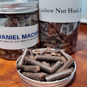 Cashew Husk Pellets High Calorific Biomass Renewable Fuel Source Directly From Factory For Industrial Boiler and <b>Thermal</b> Plant - Product Image 1