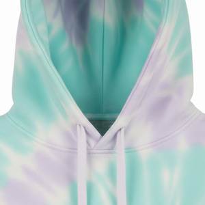 Sweat-shirt à capuche unisexe streetwear en gros, tie-dye, délavé à l'acide, lourd, 100% coton, molleton français, surdimensionné, pull pour femme - Product Image 5