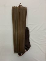 100% Boho Large Brown Bambus Wandbehang Fan Dekorative Bambus Falt fächer Wand dekoration Home Hotel Resort Vietnam Hersteller