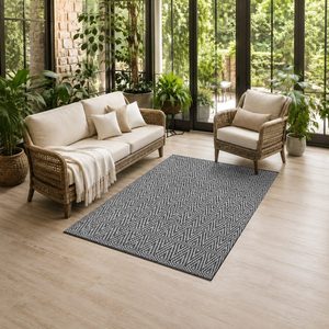 Tapis RUGS DEPOT LXDP-0952, vente en gros, gris anthracite, tapis traditionnel oriental imprimé numériquement, lavable en machine, chenille, antidérapant - Product Image 6