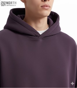 ชุดวอร์มสำหรับผู้ชายชุดวอร์มจั๊มเปอร์แบบสวมหัวมีฮู้ดสำหรับออกกำลังกายวินเทจฟอกสีกรดซีดซีดจาง2ชุดวอร์มหรูหรา - Product Image 5